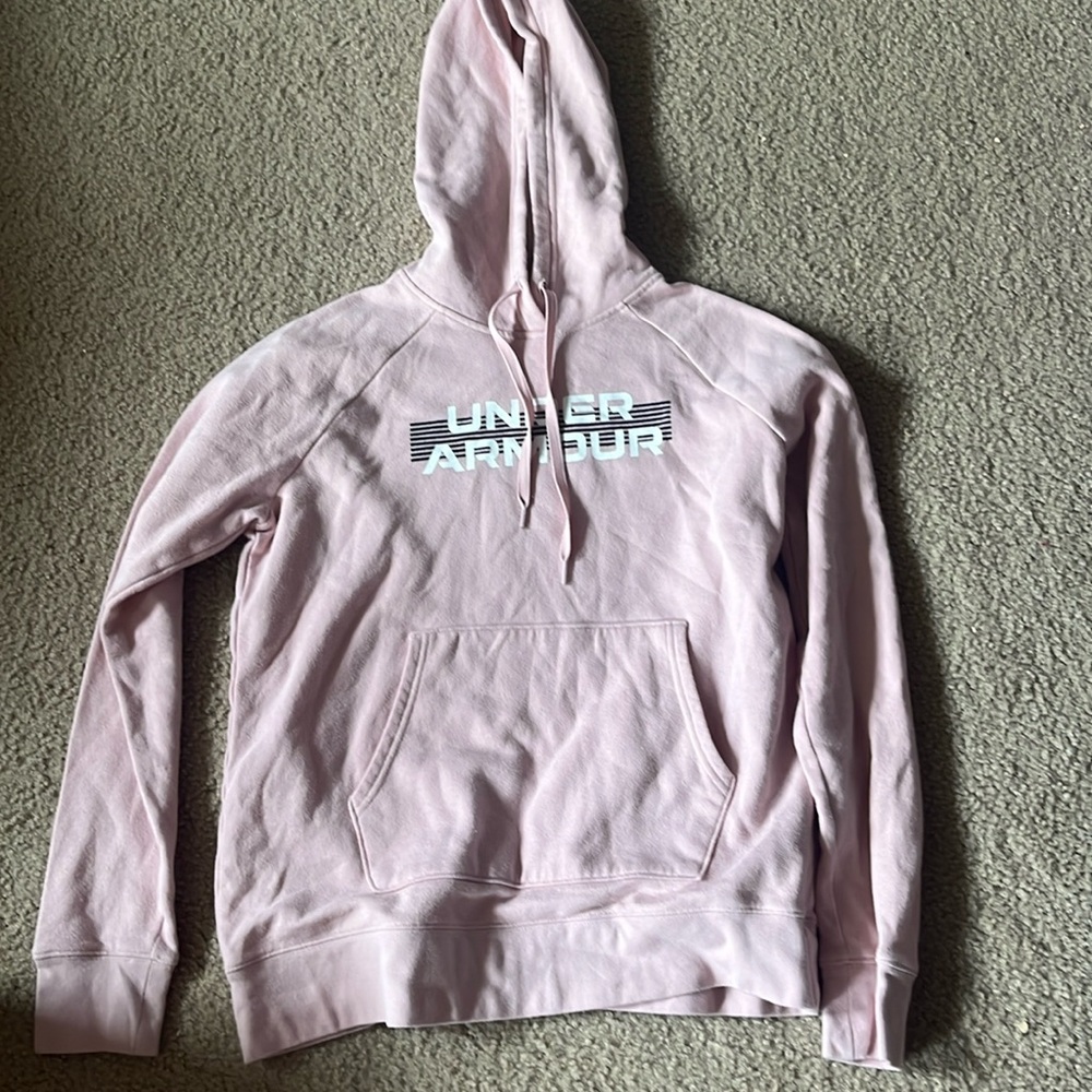 Under armour pink hoddie